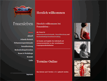 Tablet Screenshot of frauenleben.ch