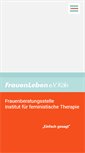 Mobile Screenshot of frauenleben.org
